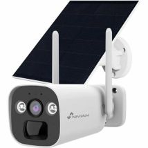 Camara Ip 2,8mm 2k 4g Lte Bateria Nivian Nv-cam01-solar4g