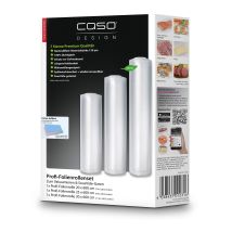 Set Di Rotoli Di Pellicola Professionale 4/1 Pezzo, 20 X 600 Cm, 1 Pezzo 25 X 600 Cm, 1 Pezzo 30 X 600 Cm, 150 Μm, Per Macchine Sottovuoto, Senza Bpa,