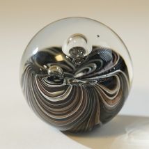 Boule sulfure noire 8x8x8cm – Globe – Matières, Hauteur, Longueur, Largeur – Drimmer