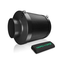 Filtre À Air En Ligne Rechargeable De 6 Pouces Pour Contrôle Des Odeurs Pour Tente De Culture Mars Hydro