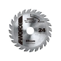 Tct-sägeblatt 85 Mm Durchmesser 24 Zähne Für Worx-kreissäge Zum Schneiden Von Holz