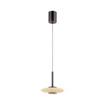 Lampada A Sospensione Ellisse Led 10w Marrone/bianco Paul Neuhaus