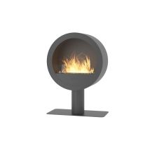 Incyrcle Stand - Biocamino Da Pavimento Freestanding, Nero