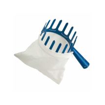 Recolector de frutas con bolsa de algodón – Canasta de acero estampado – Diámetro 12 cm – Herramienta de cosecha