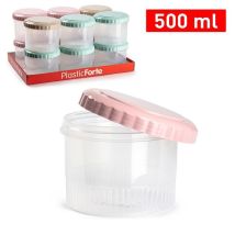 1 Pezzo Barattolo Da Cucina Multiuso In Plastica 500 Ml Vari Colori