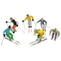 Skifahrer Weihnachtsdorf – Detailliertes Design – Hochwertige Materialien – Ideal für Innen- und Außendekorationen