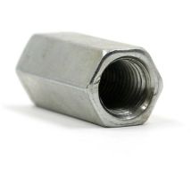 Manicotto Esagonale Di Giunzione Filettato Zincato - Ø Mm.10x30