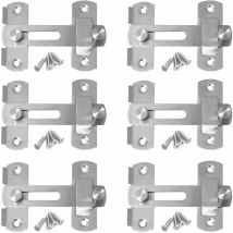 Pezzi Di Chiavistelli Per Porte In Acciaio Inossidabile, Serratura Di Sicurezza Per Porte, Chiavistello Per Porte Con Viti Per Cabina, Porta, Armadio,