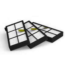 iRobot Ersatzteil-Set – 3 anpassbare Filter für Roomba 800/900 – effektive Reinigung und Verbesserung der Luftqualität
