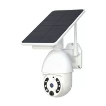 Bes - Telecamera Videosorveglianza Pannello Solare Wifi Sicurezza Per Esterno 6 Led