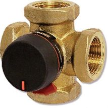 Esbe Vrg 141 Valvola Miscelatrice A 4 Vie In Ottone Dorato