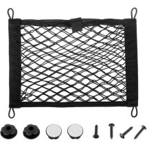 35x25cm Universal Filet De Rangement De Coffre Voiture Avec Vis Et Crochets Pour Les Véhicules Utilitaires, Camping-cars, Mobil Homes, Caravanes, 