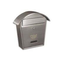 Cassetta Postale Chalet – Lamiera Verniciata Grigio Ghisa – Serratura a Cilindro – 36,5 x 10,5 x 37 cm
