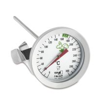 TFA Einstich-Thermometer 14.1024 – Edelstahl – Temperaturmessung bis +300 °C – lebensmittelecht – 145 mm Einstichtiefe