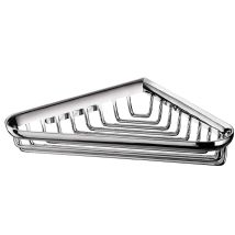 Cesto esponja esquinero extraíble System2 – Zinc fundido a presión cromado – 176,1 x 176,1 x 228 mm – Cromo