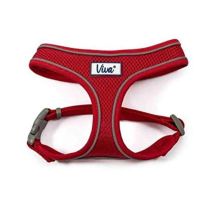 Ancol – Comfort Mesh Harness – Red – Lightweight Breathable Padded Air Mesh – Suitable for All Dog Sizes