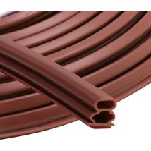 (marron6 M)bande D'Étanchéité Autocollante 10 Mm X 10mmpour Portes, Fenetres En Caoutchoucanticollision Insonorisantétanche À L'Eau Et À La Poussière