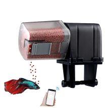 Vtizikl Mangeoire Automatique Pour Poissons D'Aquarium, Mangeoire Électrique Automatique Étanche À L'Humidité, Distributeur De Nourriture Pour 