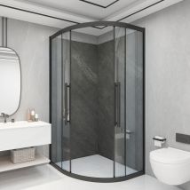 [neu.haus] - Revestimiento Pared Bladel 4 Paneles Pvc 120x60cm - Grey Stone