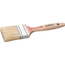 Pennello Piatto Color Expert 60 mm - Setole Cina Leggera - Manico Legno FSC - Ghiera Acciaio Inox