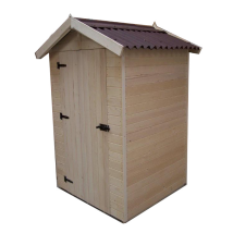 Habrita - Casetta Foresta Mod. Eden In Legno Massello A Pannelli 16 Mm 120x120 Con Pavimento - Foresta