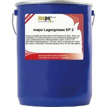 Mapo Lagergrease Ep2 Hochdruckfett, Schmierfett Gleitlager Wälzlager, Hohe Druckbelastung, Calciumverseift, Gelb, 5kg
