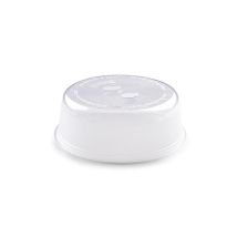 Tapa microondas alta 27 cm – Plástico transparente – Evita salpicaduras – Fácil de limpiar