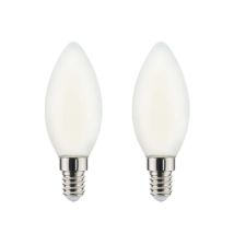 Xxcell - Lampadina A Filamento A Led Flame Frosted Flame - E14 Equivalente 40w X2