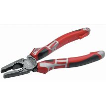 Alicate universal multifunción 180 mm – Mangos ergonómicos SoftGripp – Cabeza teflonada titanio