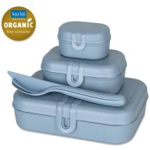 Koziol Pascal Ready Lunchbox Set Azul Rojo Verde