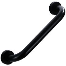 Ahlsen Mango De Seguridad Para Ducha, Barra De Agarre Antideslizante De 30cm Para Baño, Bañera, Inodoro (negro)