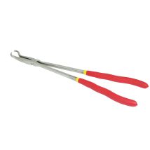 Bs - Pinza Becchi Lunghi 27 Cm Punta Tonda Per Candele Accensione Cappucci Auto Moto