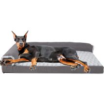 Bingo Paw - Hundebett Groß Hunde, Orthopädisches Waschbares Hundebett, L-form Hundesofa Hundekissen Xxl 135x100x28cm