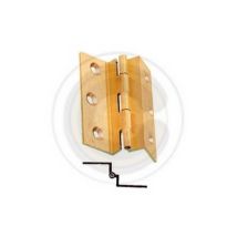 24 X Cerniera Fresata C/collo Ottone Sat 60x50 Mm
