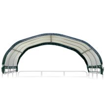 Shelter Logic Weidezelt, Weideunterstand 370 X 370 X 170 Cm, Grün, 13,7 M², Ohne Stahlgestell