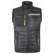 Ärmellose Arbeitsjacke WALL – Grau/Grün – 5XL
