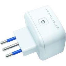Homcloud Wi-Fi Smart Steckdose 10A – 3-poliger Stecker – Kompatibel mit Alexa und Google Home – Fernzugriff, Zeitpläne, Abwesenheitsmodus