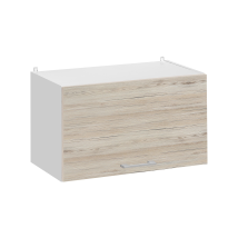 Mueble Alto De Cocina Eco Nogal Blanqueado 1 Puerta Abatible L 60 Cm