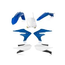 Kit Plastique Cycra 5 Elements Yamaha Yzf 450 2023 À 2025 Et Yzf 250 2024 À 2026 En Bleu Et Blanc.