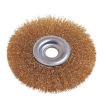 Spazzola A Disco Circolare Con Foro- - Ø Mm.100 Foro Mm.13 Pg 486.00 - 5 Blister Pg