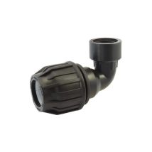 Ezfitt - 90°-kompressionsbogen Für Pe Durchmesser 25mm, Innengewinde 26x34.