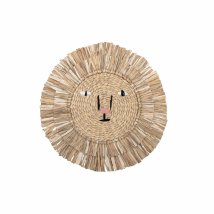 [gebraucht] B-ware Bloomingville Wanddekoration Löwe Wohnzimmer Dekoration Wanddeko Dekolöwe Ø 63cm