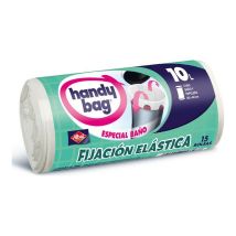 Albal - Handy Bag Sacco Per Spazzatura ' ' Per Bagno 45x45 Cm In Materiale Riciclato Bianco (10 L) (sacchetto Da 18 Unità)
