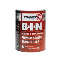 Zinsser - Bin Primer Sealer - Stain Killer Paint - White - 500ml