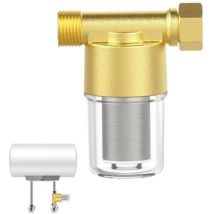 Filtro Per Acqua Di Rubinetto Da 1/2", Prefiltro Per Acqua, Prefiltro Per Sistema Idrico Da 3/4" Con Elemento Filtrante, Filtro Per Pompa Dell'acqua, 