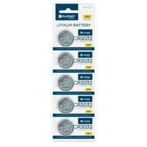 Platinet - Pmbcr2032 Household Battery Single-use Battery Cr2032 Litio 3 V - Pilas (single-use Battery, Cr2032, Litio, Botón/moneda, 3 V, 5 Pieza(s))