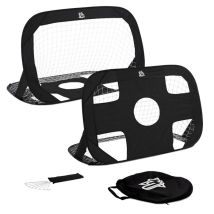 Lot De 2 Buts De Foot Pop-up 120 X 80 Cm Speedy Goal