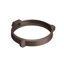 Collarino Per Tubo Pluviale Diam. 80 Marrone