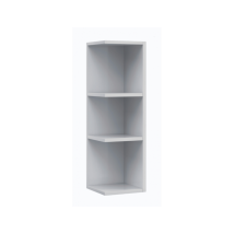 Colonna Sospesa 20x65 Cm Bianco Lucido Con Tre Ripiani Ad Angolo - Rodi