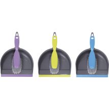 Kehrgarnitur-set Plastik Schaufel Mit Gummilippe+feger Aus Pvc - Masta